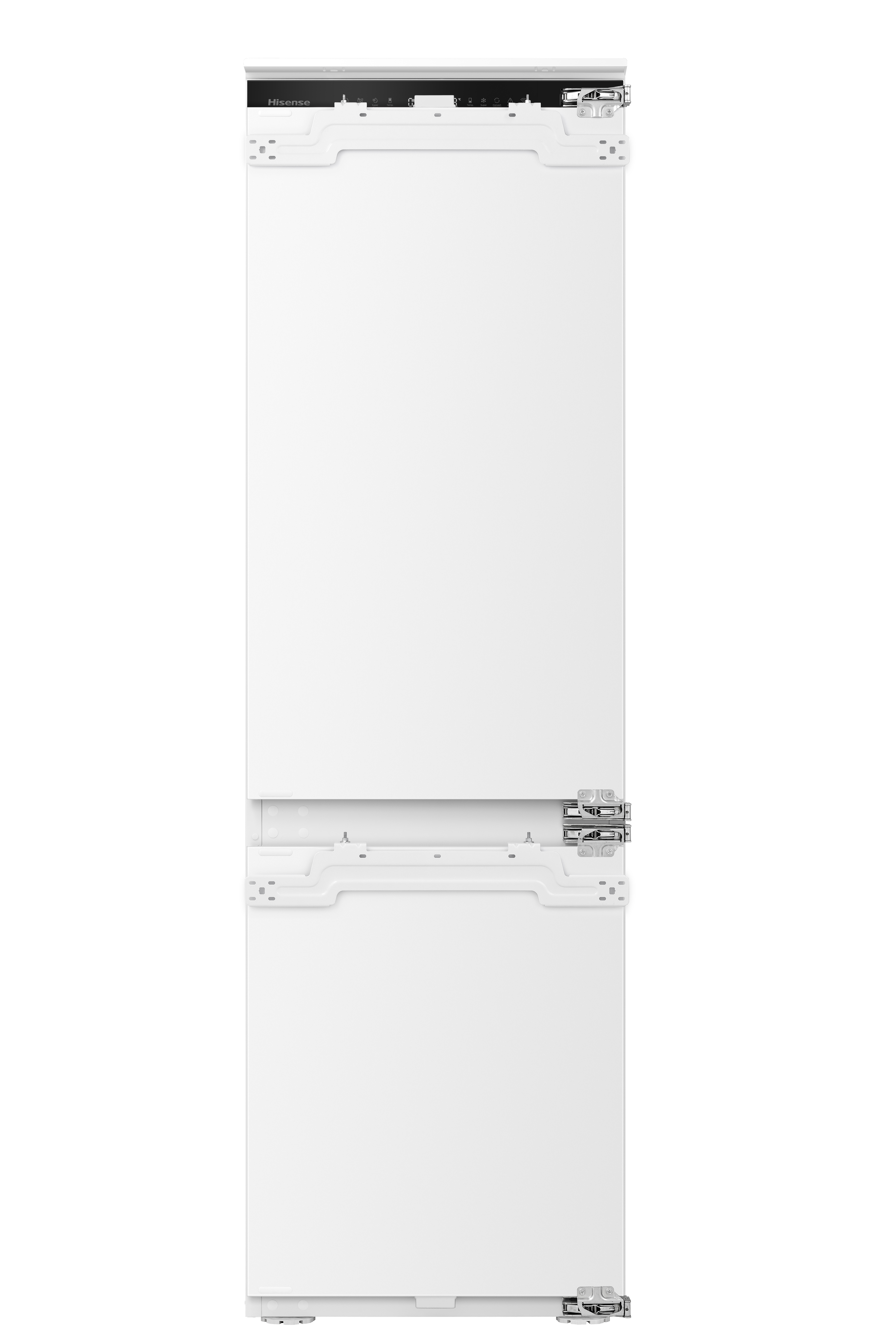 Frigorífico combi integrable Hisense RB3B250SAWE, 177.2 x 54 x 54.5 cm, No Frost, clase E, 235 kWh año, 35dB, Inverter, acero